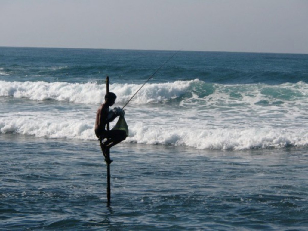 Stick fisherman