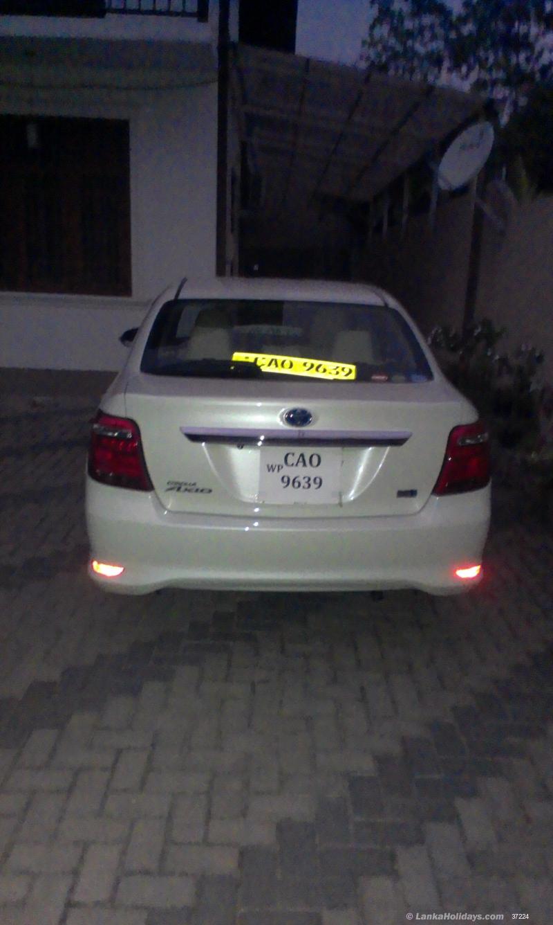 Toyota Axio for wedding hire