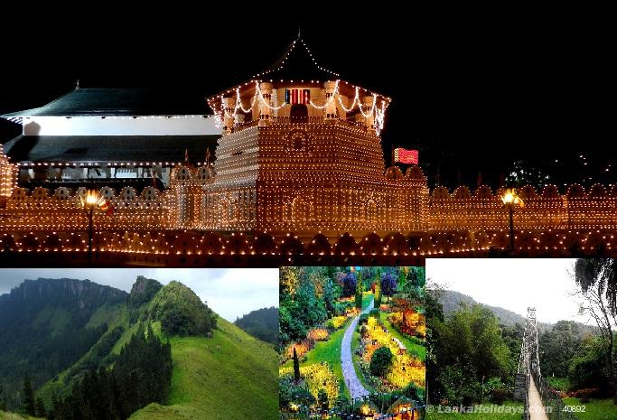 Kandy, famed for sacred Buddhist sites
