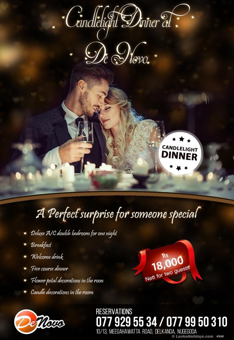 Sri Lanka Holidays CandleLight Dinner