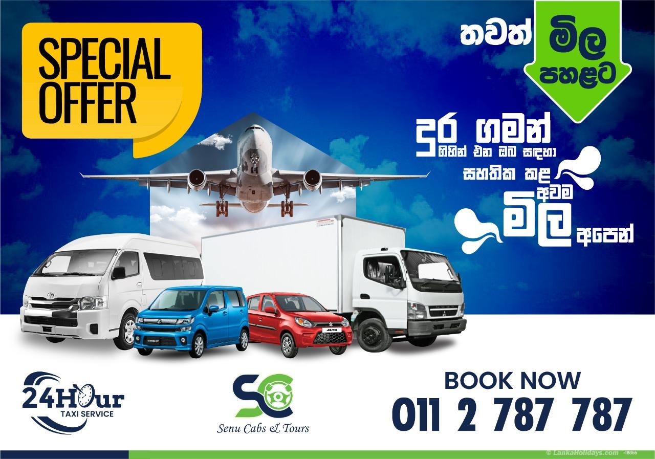 van for hire colombo cab service