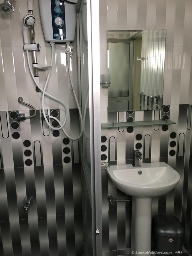 Bathroom with hot water