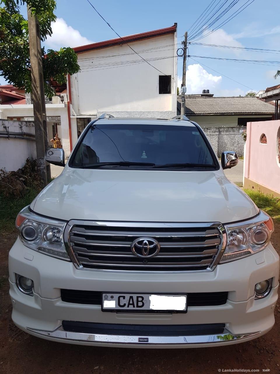 Sri Lanka Jeep Rentals/Hire Land Cruiser = Toyota V8 For Long/ Short