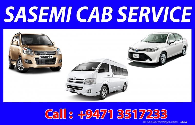 Sri Lanka Taxi/Cab Rentals/Hire SASEMI CABS MALWANA