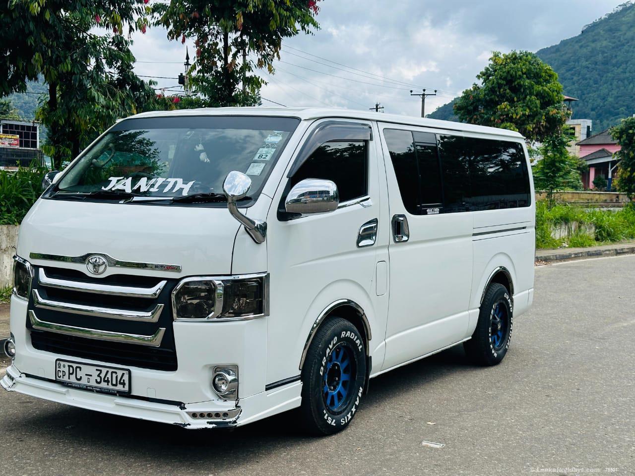 Toyota KDH from Lanka Rent a Car