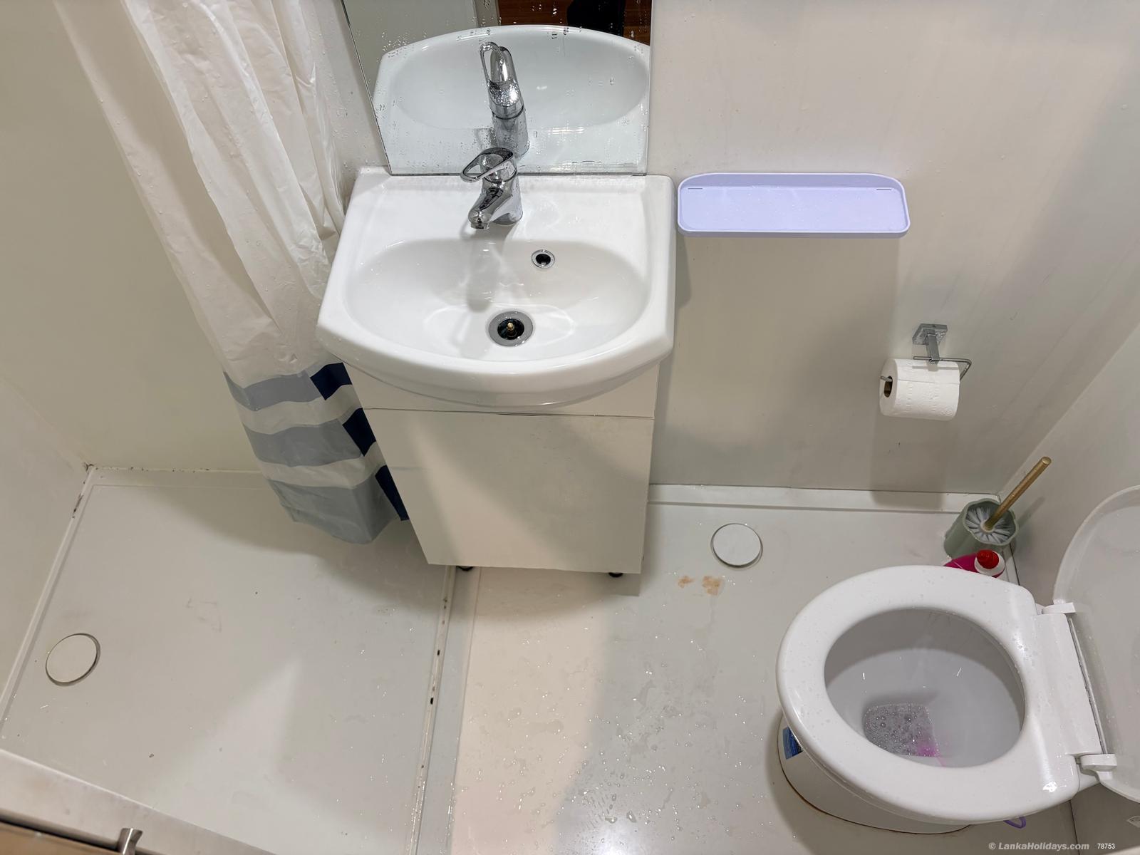 Bath and toilet