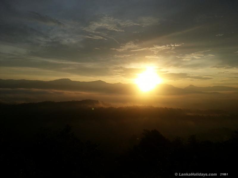 Sun rise view 