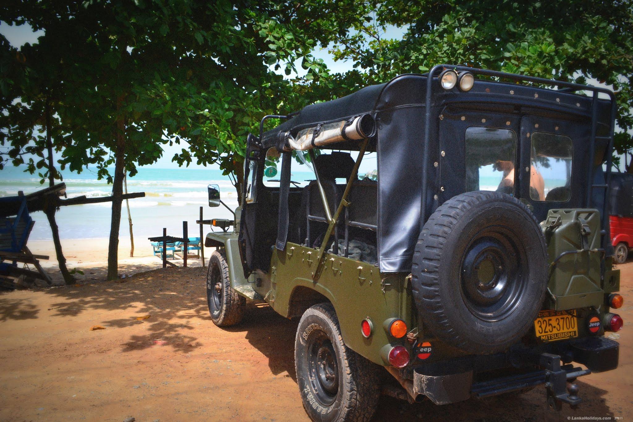 Sri Lanka Jeep Rentals/Hire - Mitsubishi 4x4 Military jeep 4 Seater ...