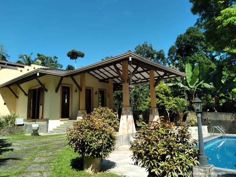 Front View With The Pool
