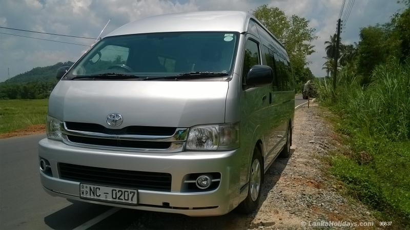 Sri Lanka holiday Van hire
