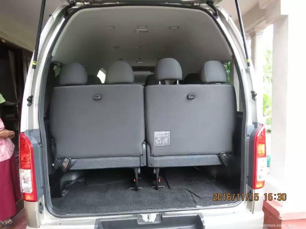 Sri Lanka holiday Van hire