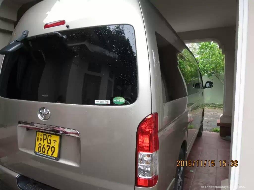 Sri Lanka holiday Van hire