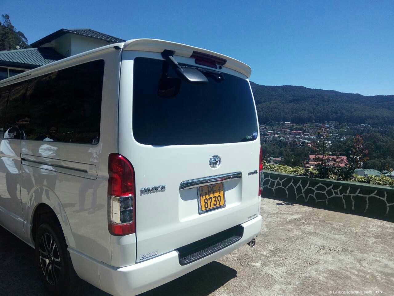 Sri Lanka holiday Van hire