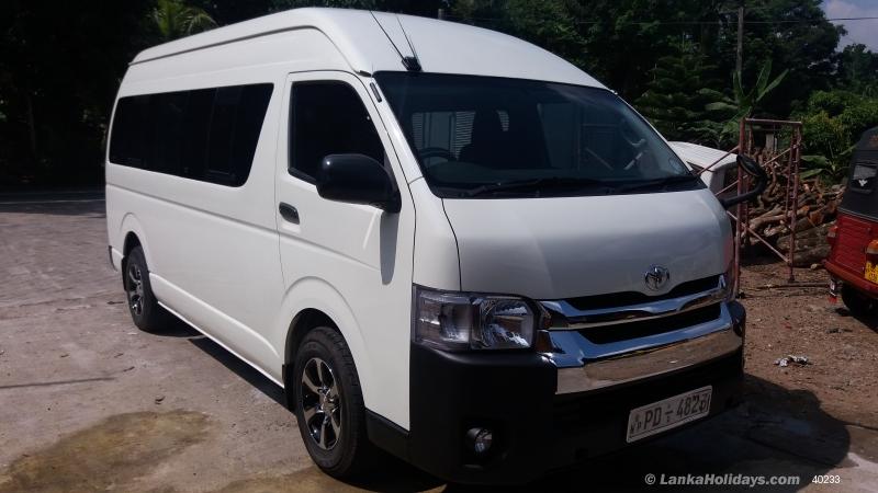 Sri Lanka holiday Van hire