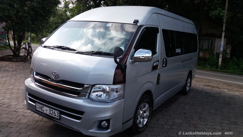 Sri Lanka holiday Van hire
