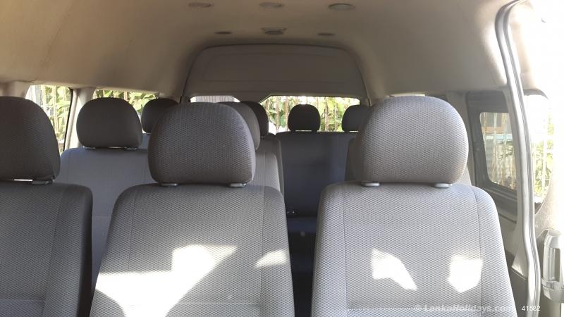 Sri Lanka holiday Van hire
