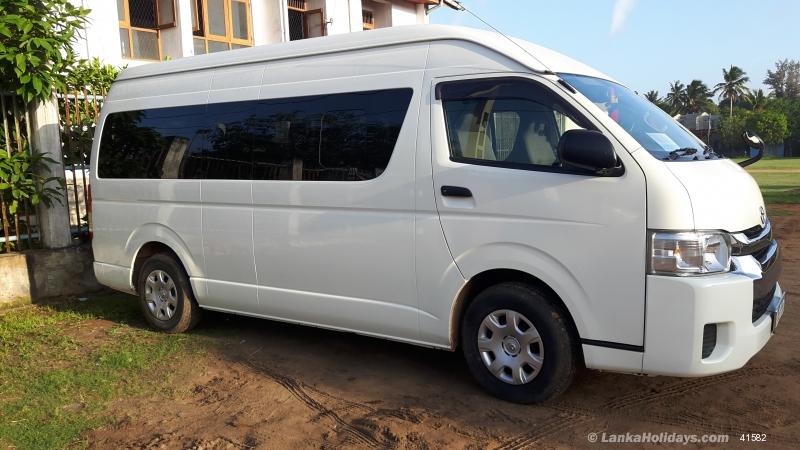 Sri Lanka holiday Van hire