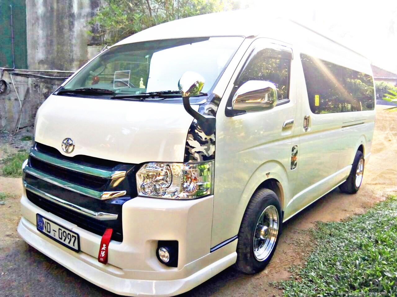 Sri Lanka holiday Van hire