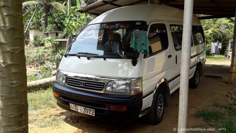 Sri Lanka holiday Van hire