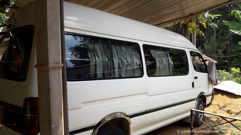 Sri Lanka holiday Van hire