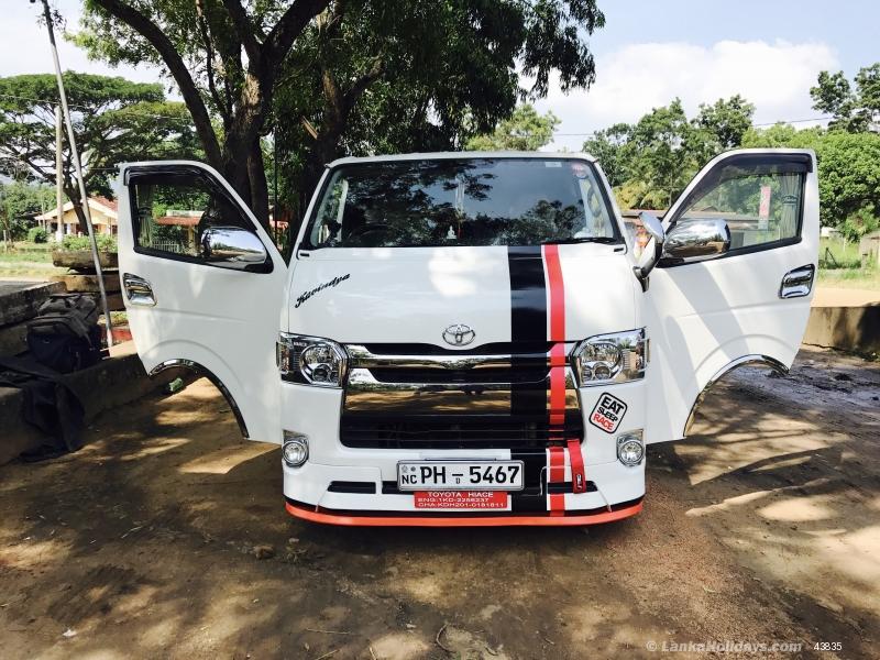 Sri Lanka holiday Van hire