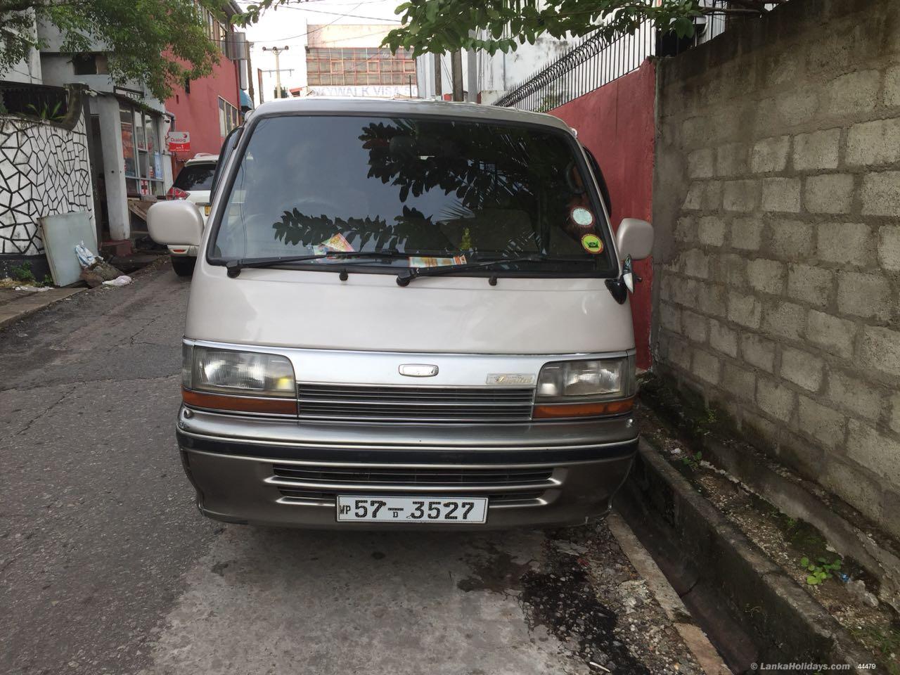 Sri Lanka holiday Van hire