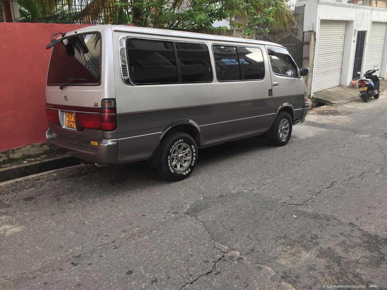 Sri Lanka holiday Van hire
