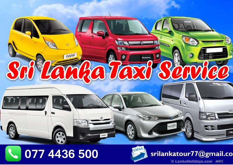 Sri Lanka Taxi/Cab Rentals/Hire - Sri Lanka Taxi Service 0774436500