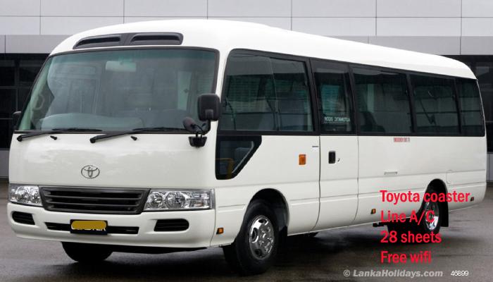 Sri Lanka holiday Van hire