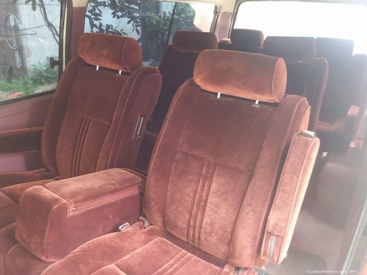 Sri Lanka holiday Van hire