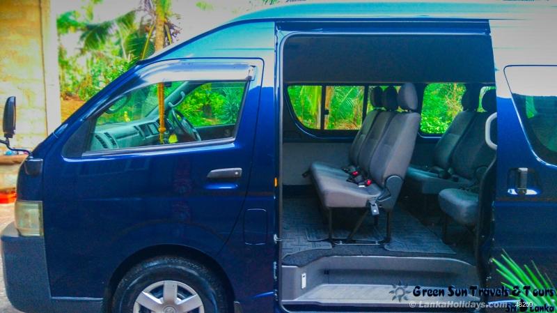 Sri Lanka holiday Van hire