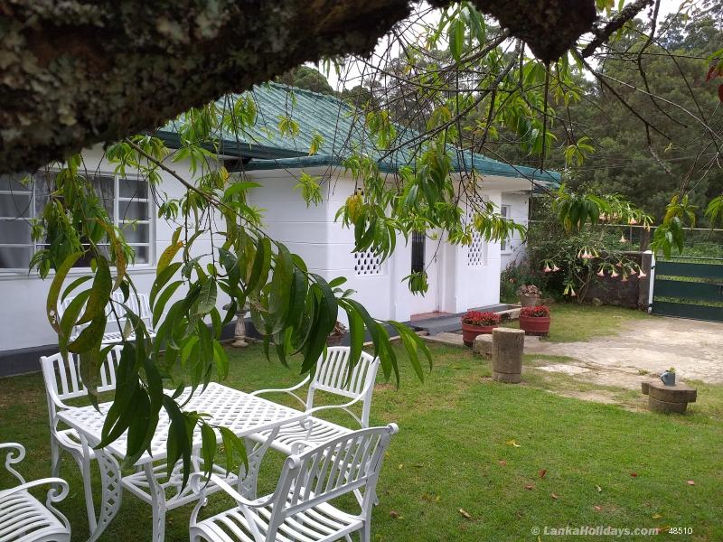 The cottage & Galway forest at distance