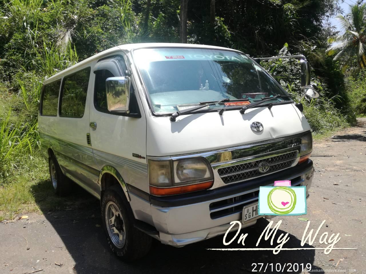 Sri Lanka holiday Van hire