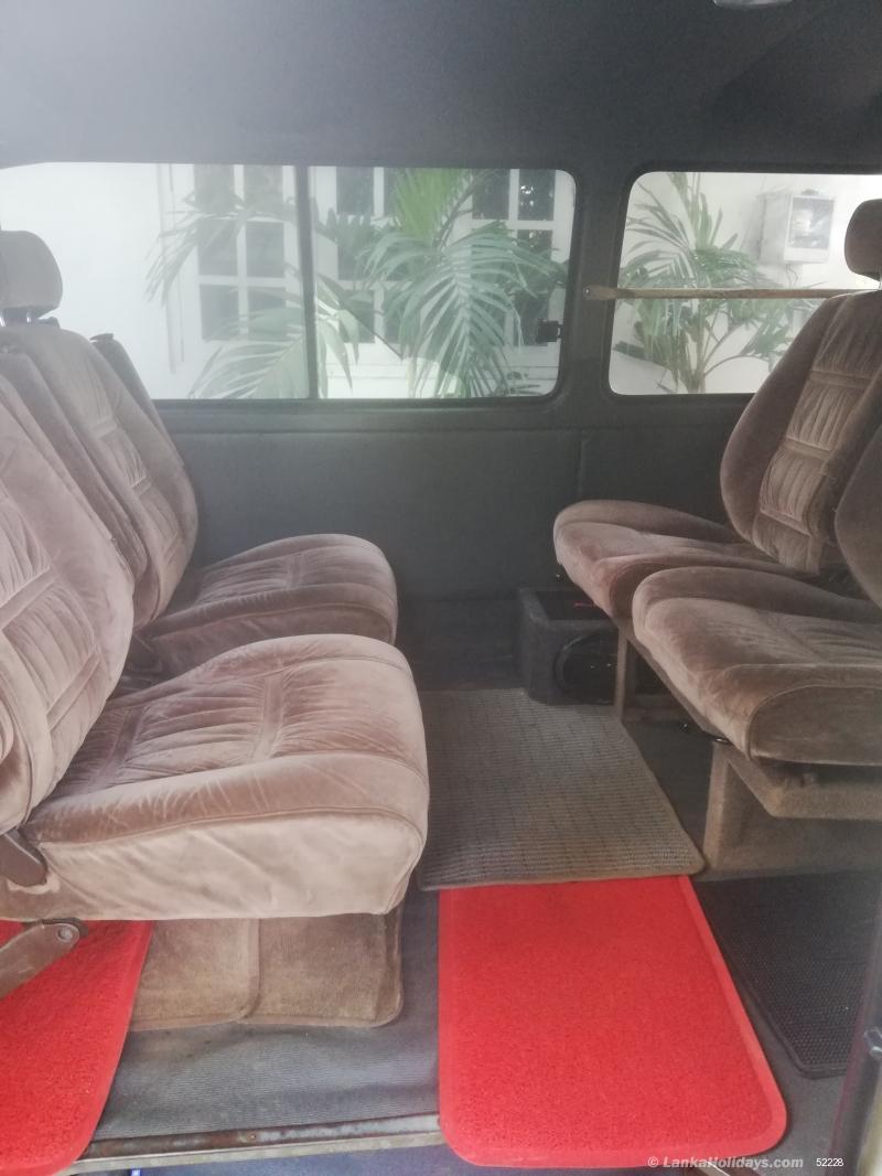 Sri Lanka holiday Van hire
