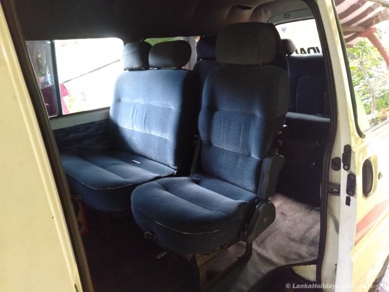 Sri Lanka holiday Van hire