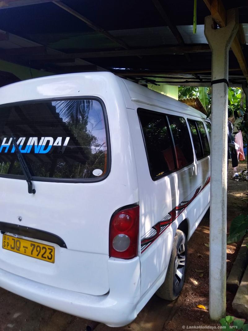 Sri Lanka holiday Van hire
