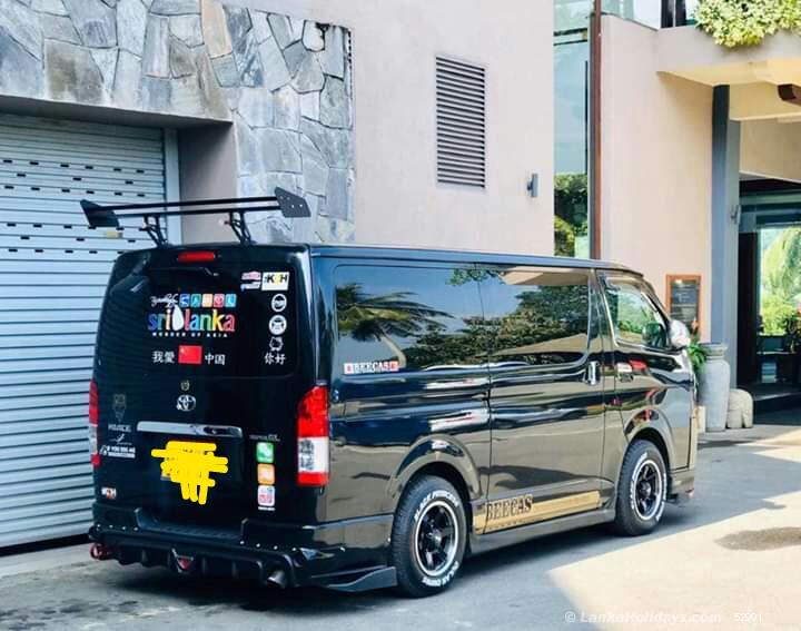 Sri Lanka holiday Van hire