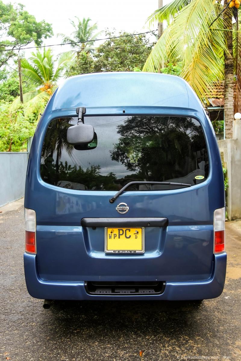 Sri Lanka holiday Van hire