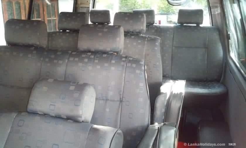 Sri Lanka holiday Van hire
