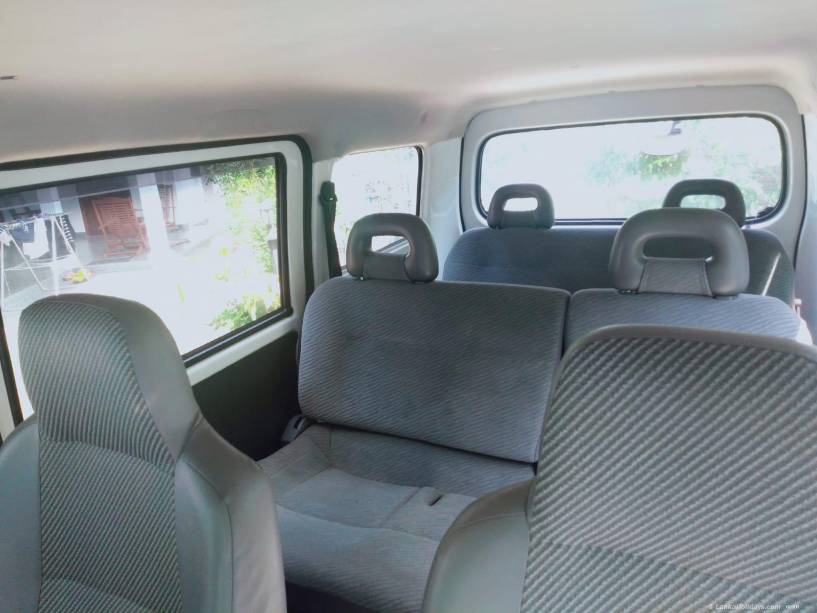 Sri Lanka holiday Van hire