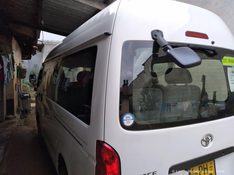 Sri Lanka holiday Van hire
