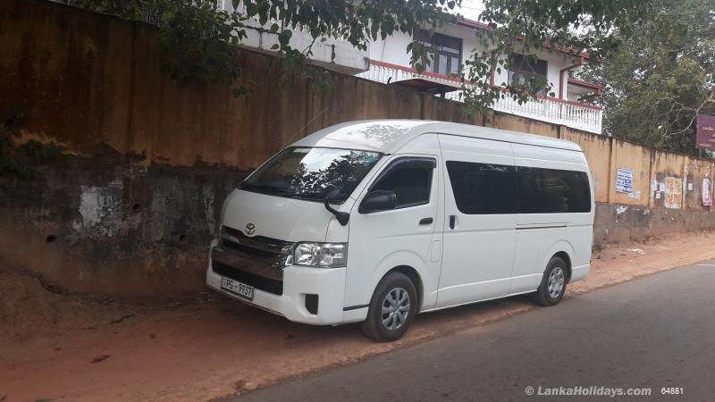 Sri Lanka holiday Van hire