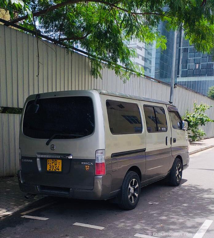 Sri Lanka holiday Van hire