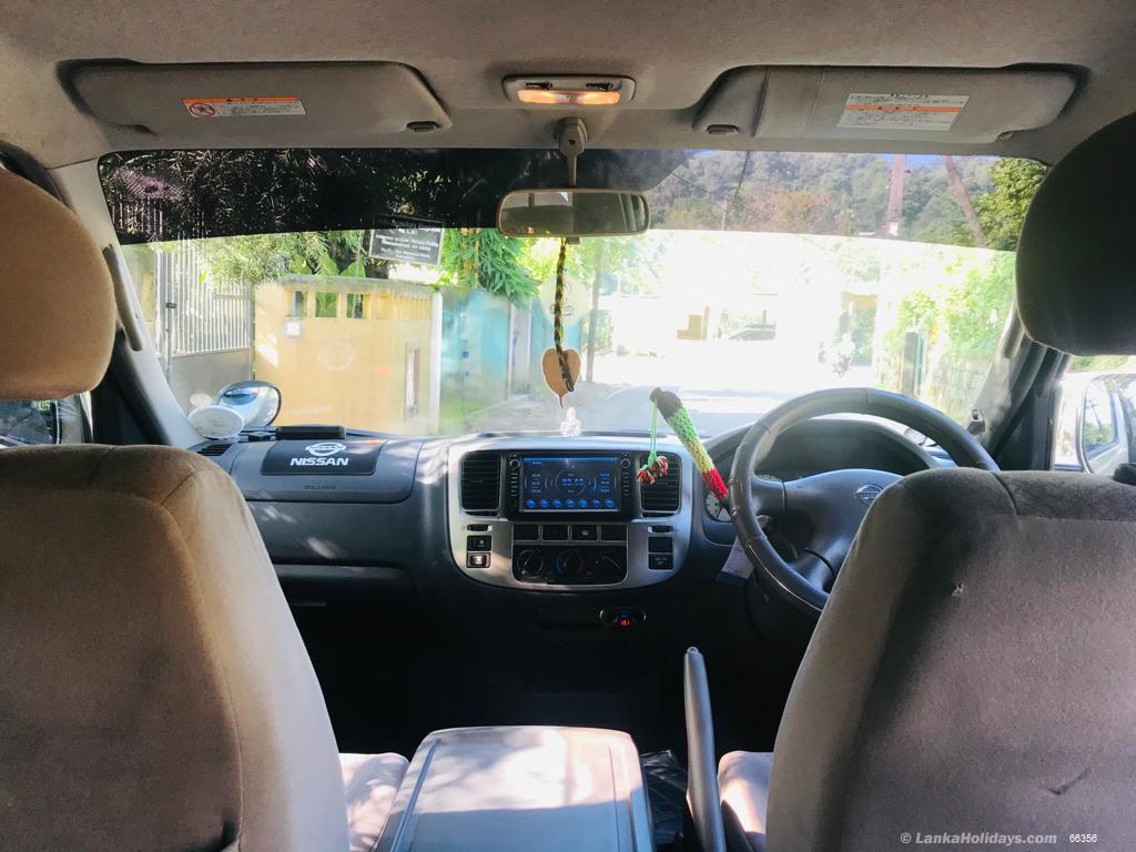 Sri Lanka holiday Van hire