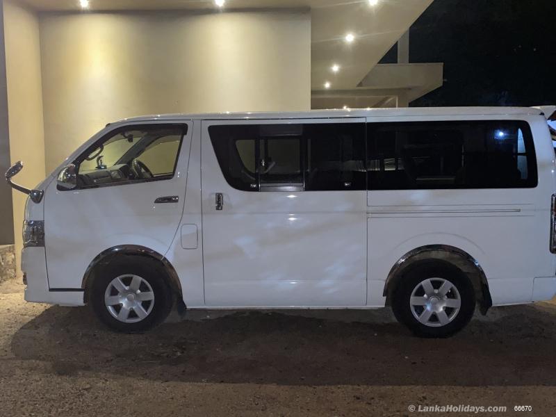 Sri Lanka holiday Van hire