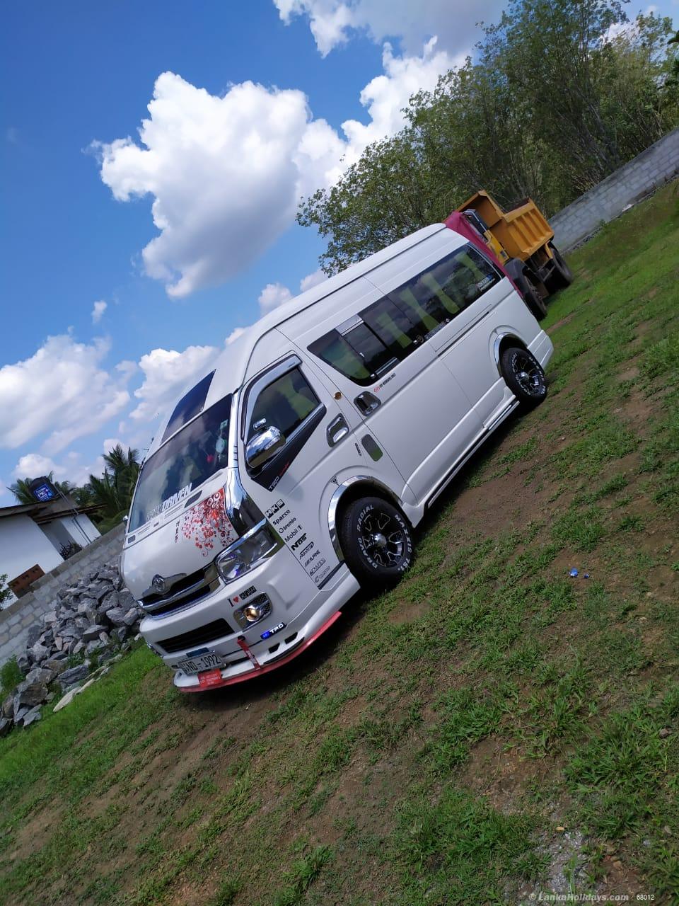 Sri Lanka holiday Van hire