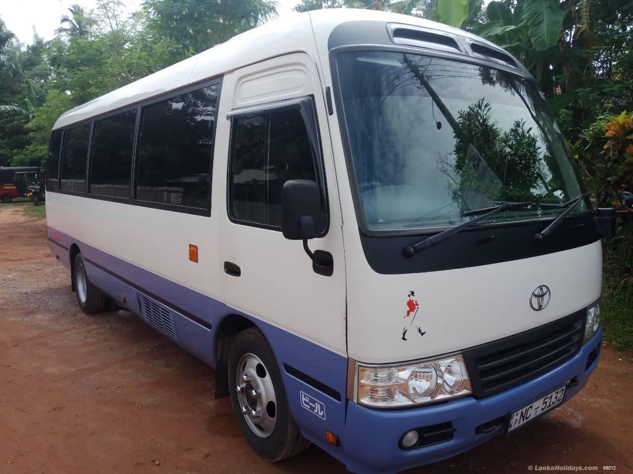 Sri Lanka holiday Van hire