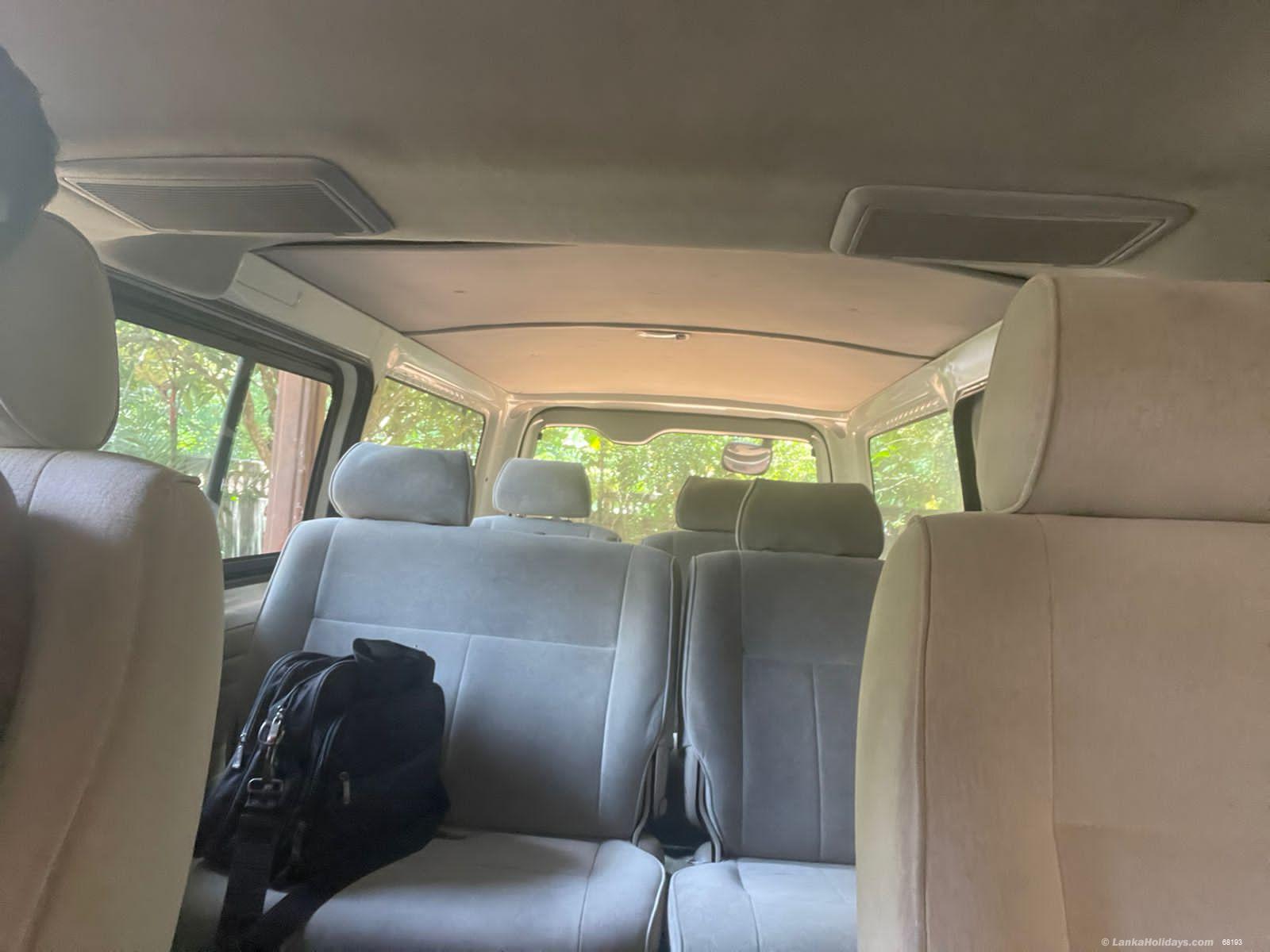 Sri Lanka holiday Van hire