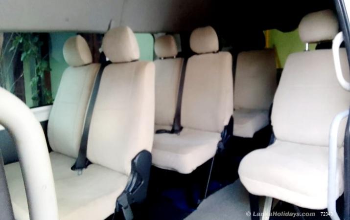 Sri Lanka holiday Van hire