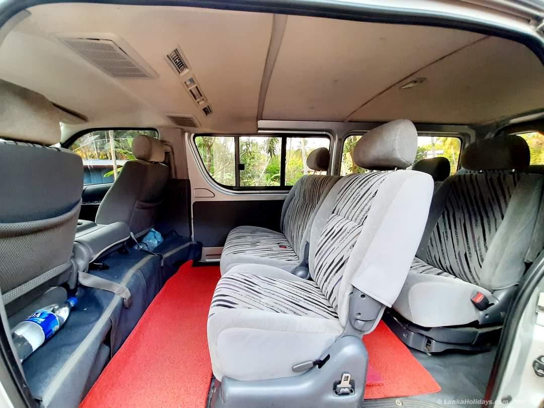 Sri Lanka holiday Van hire